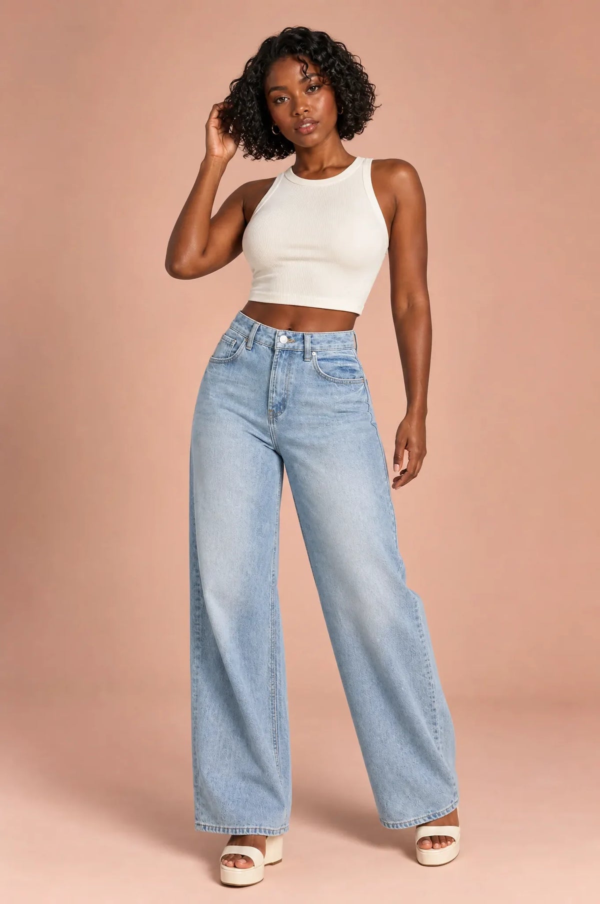 Hannah | Jean ample esprit rétro