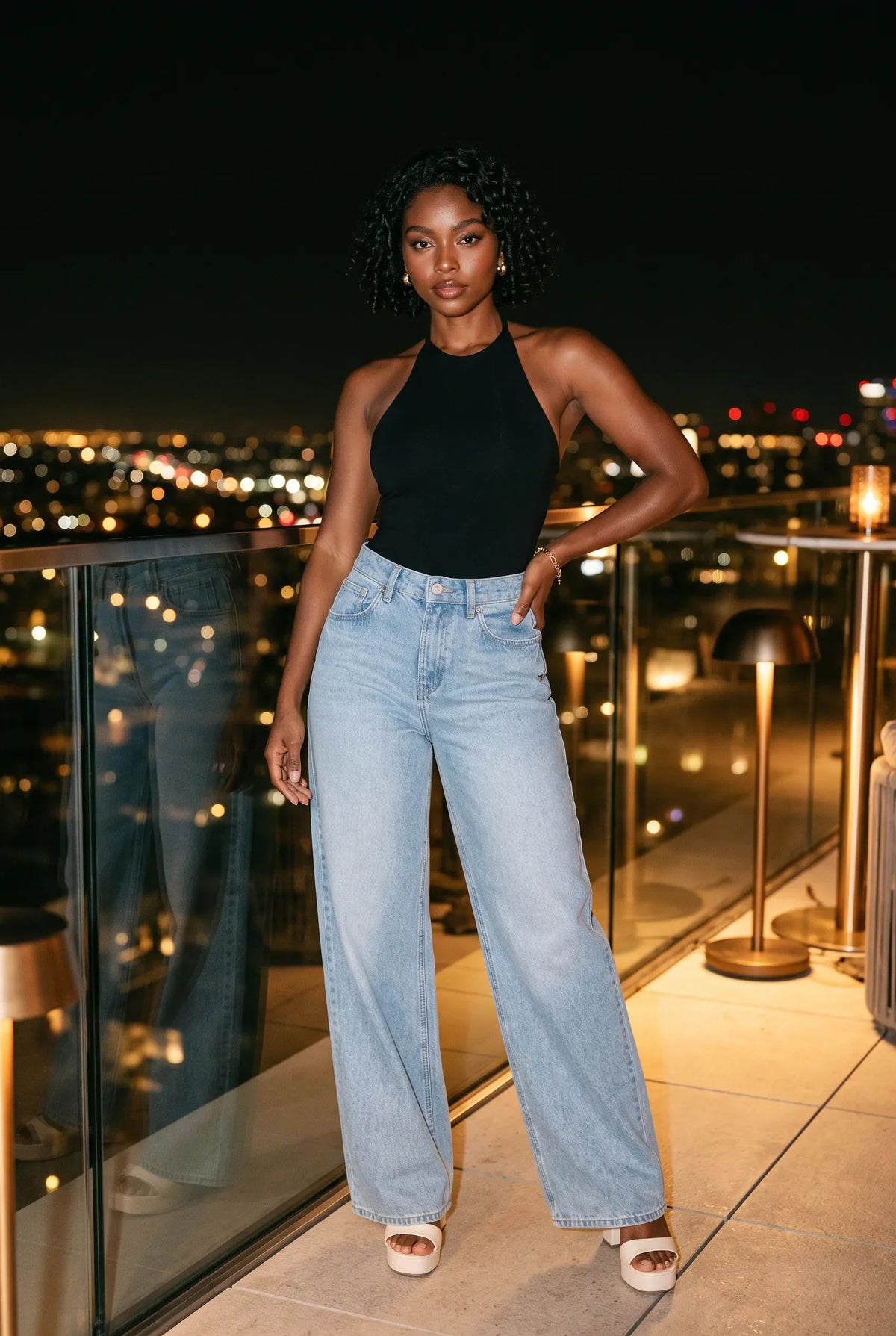 Hannah | Jean ample esprit rétro