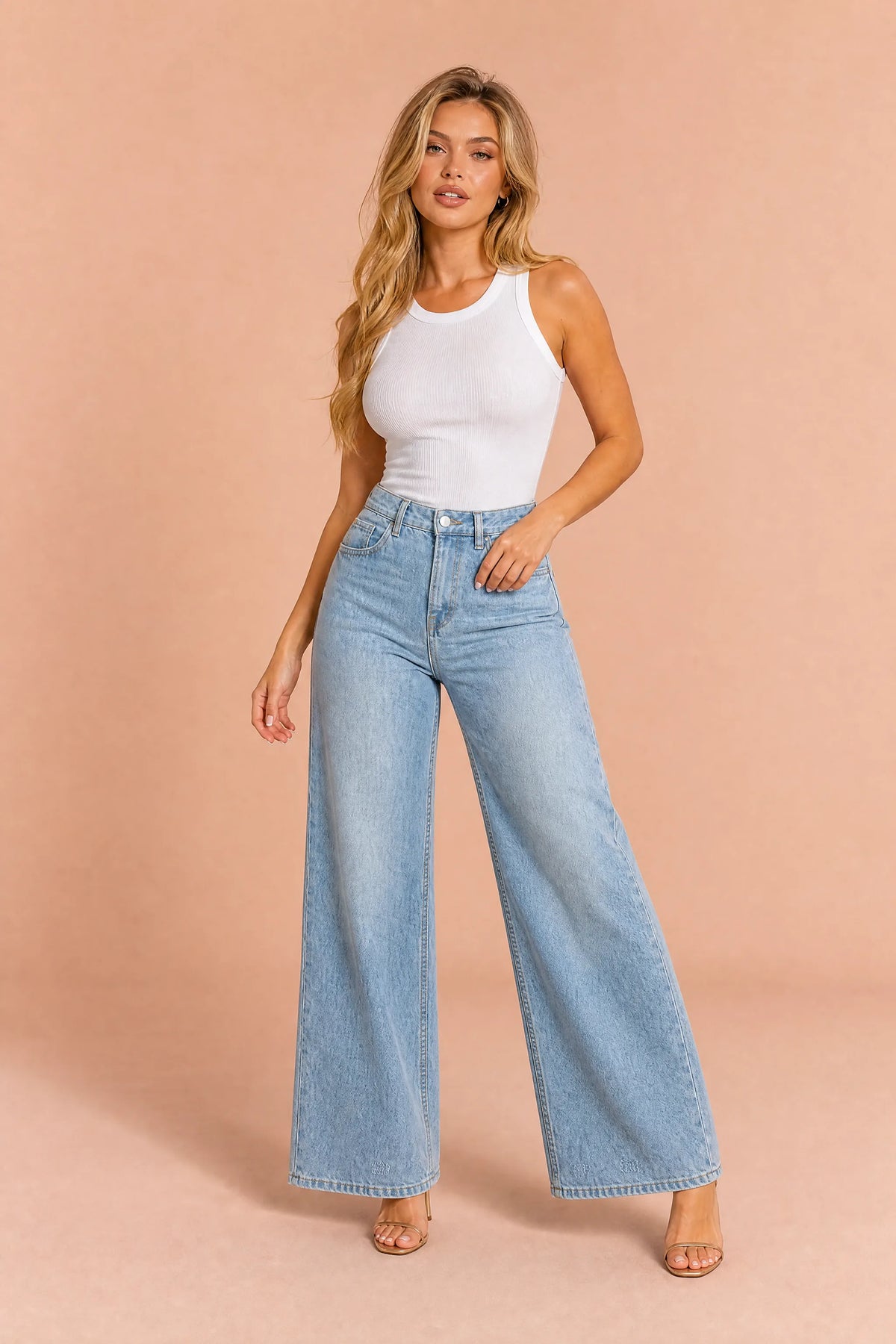 Hermance | Jean taille haute coupe ample