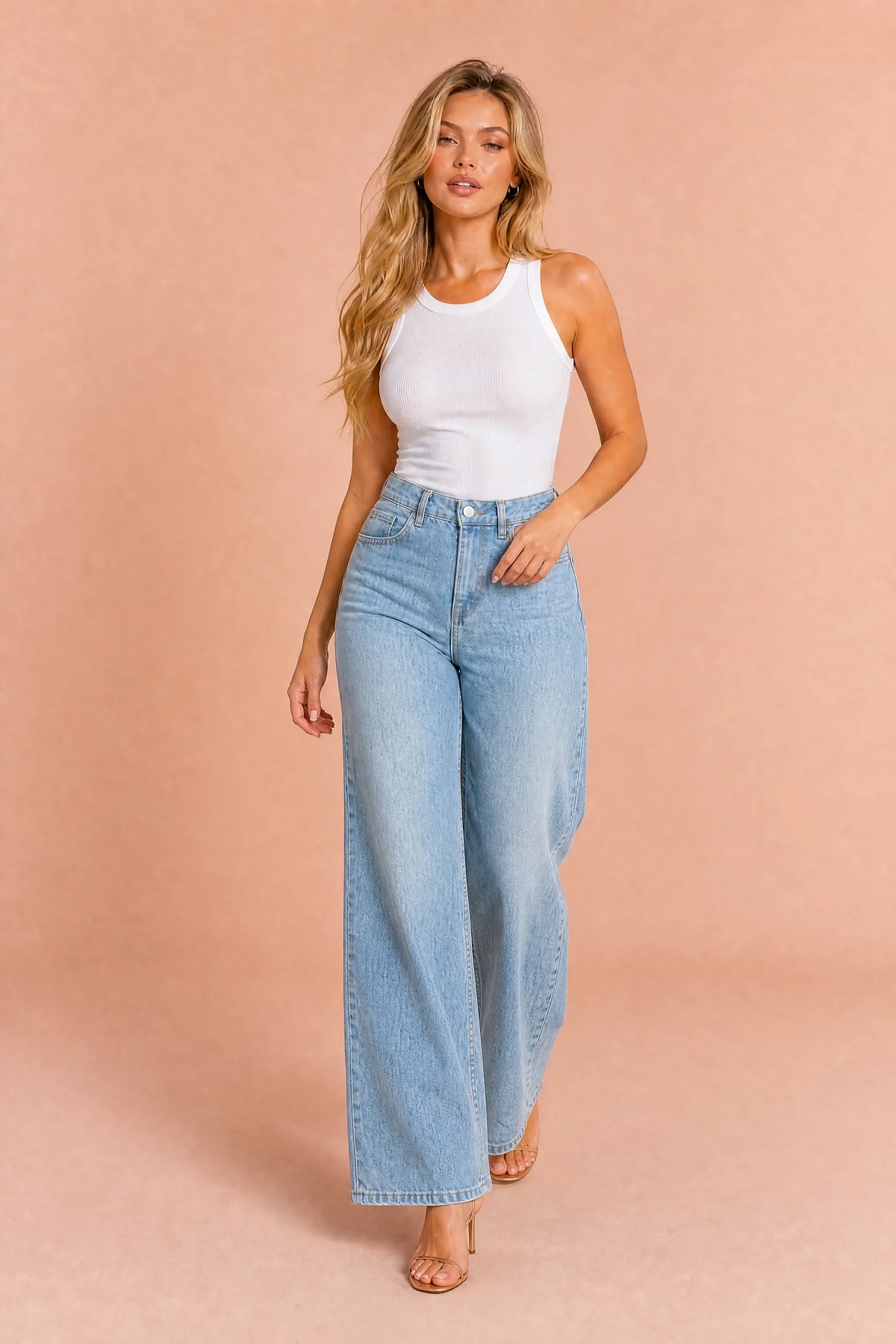 Hermance | Jean taille haute coupe ample