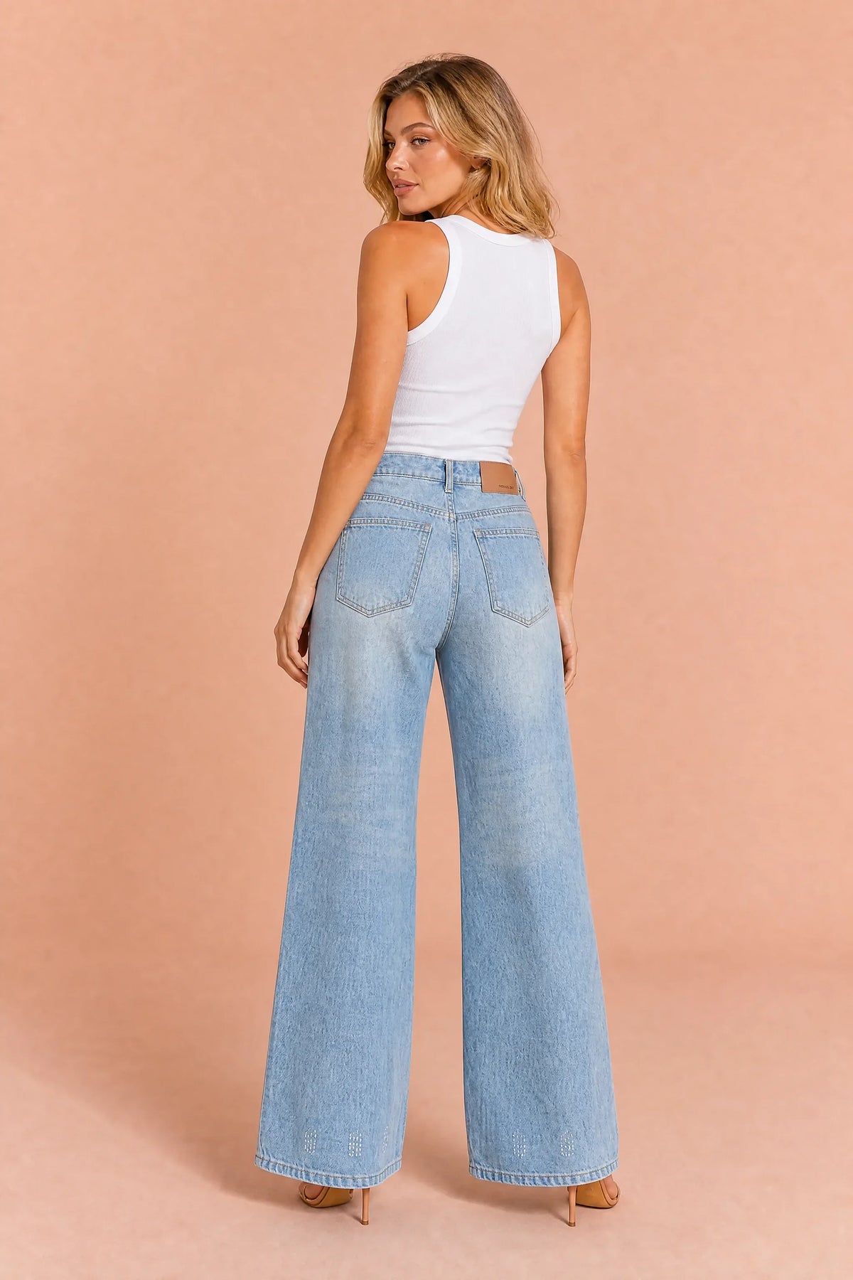 Hermance | Jean taille haute coupe ample