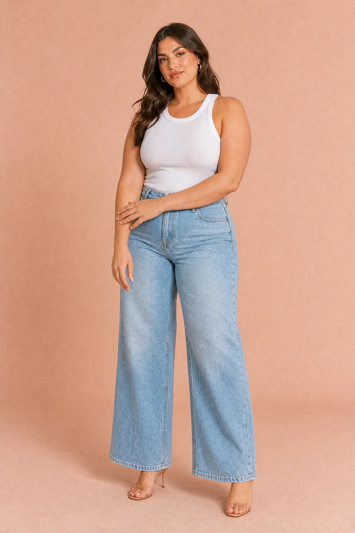 Hermance | Jean taille haute coupe ample