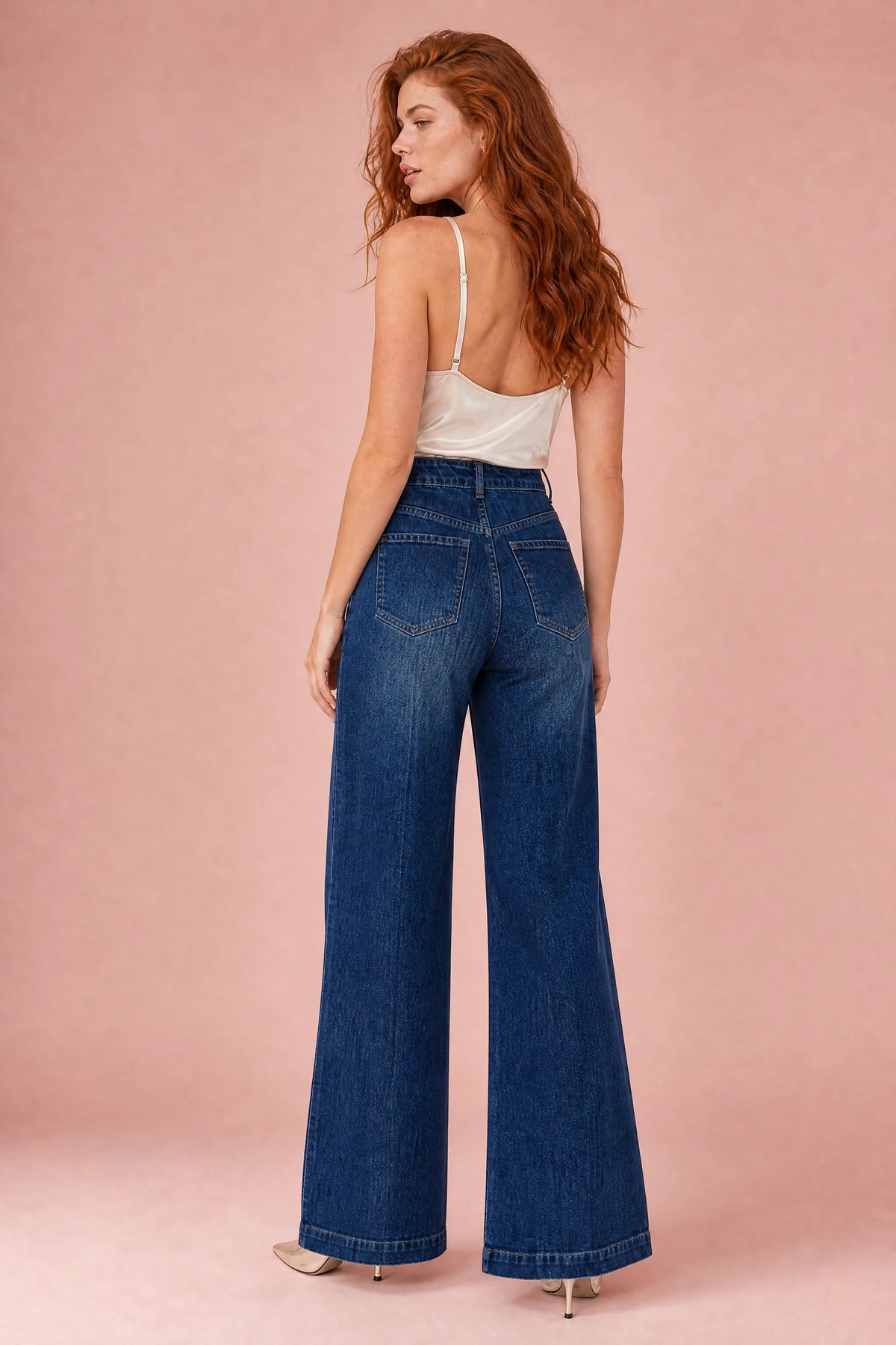 Isaure | Jean taille haute coupe large