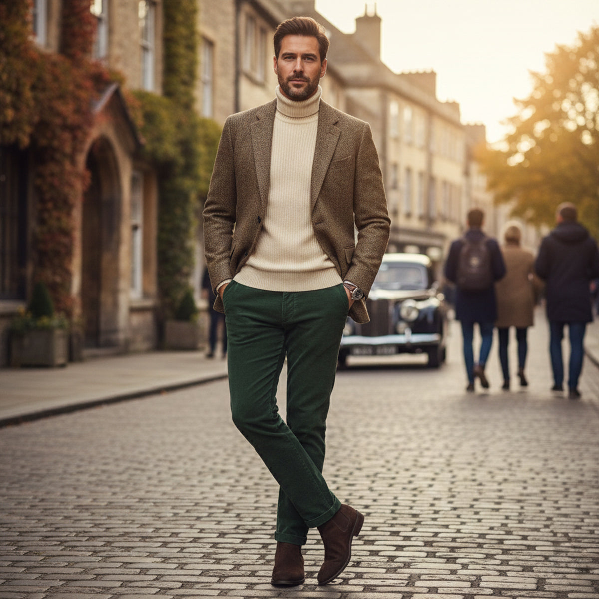 Cyprien | Blazer tweed à chevrons