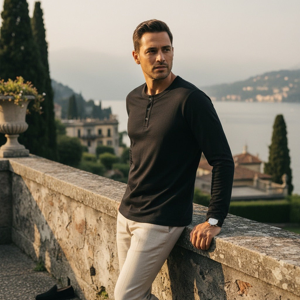 Grégory | Henley à manches longues