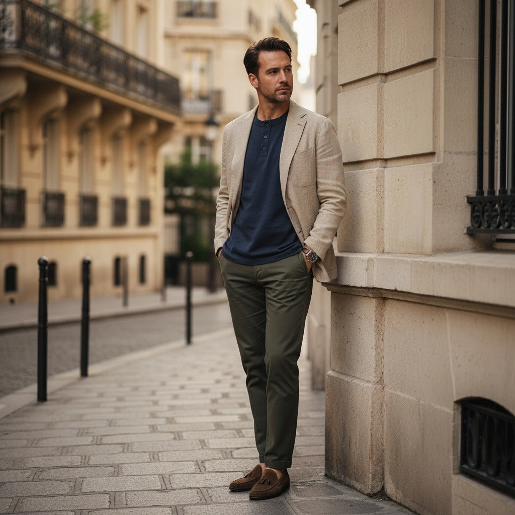 Grégory | Henley à manches longues