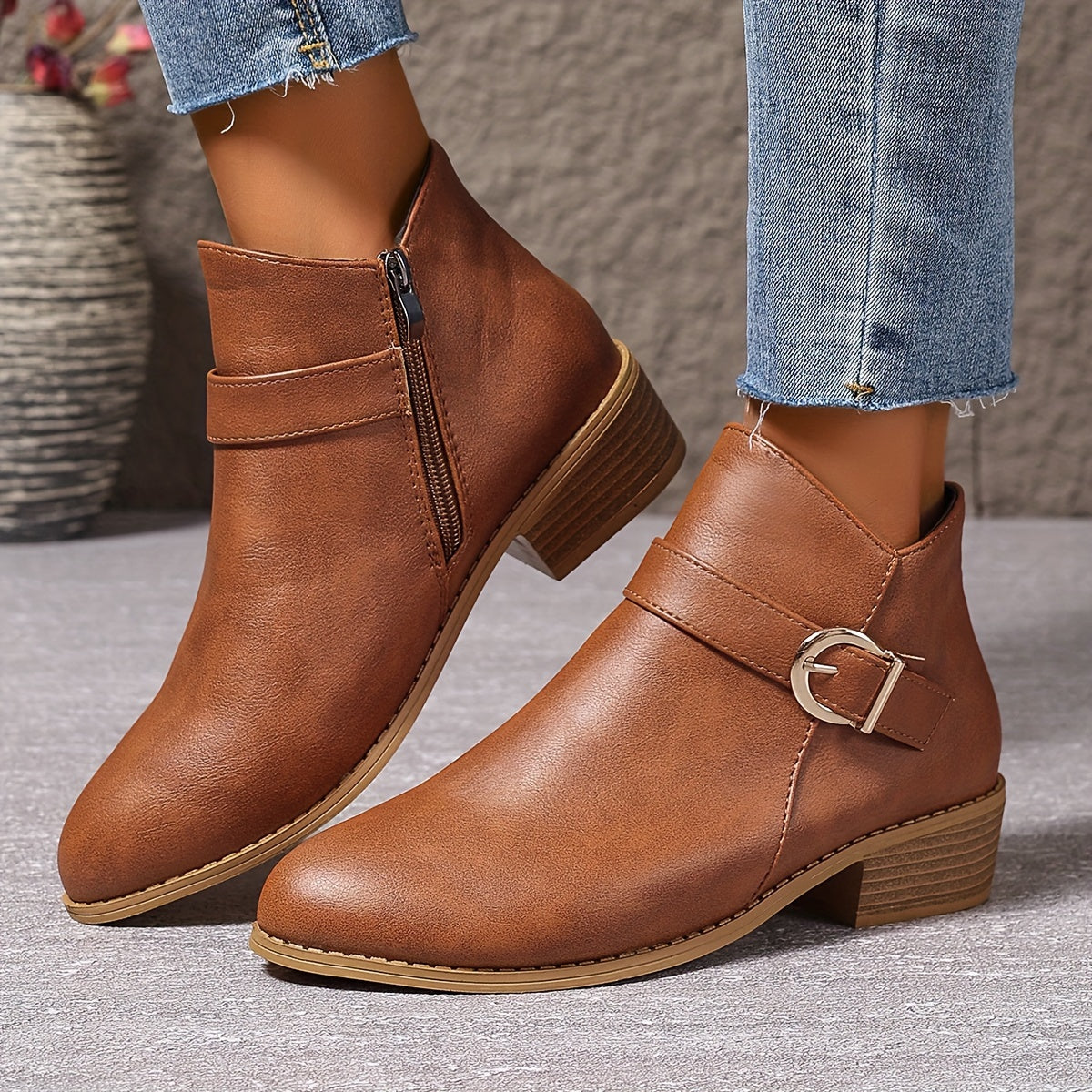 Patricia | Bottines chelsea à boucle