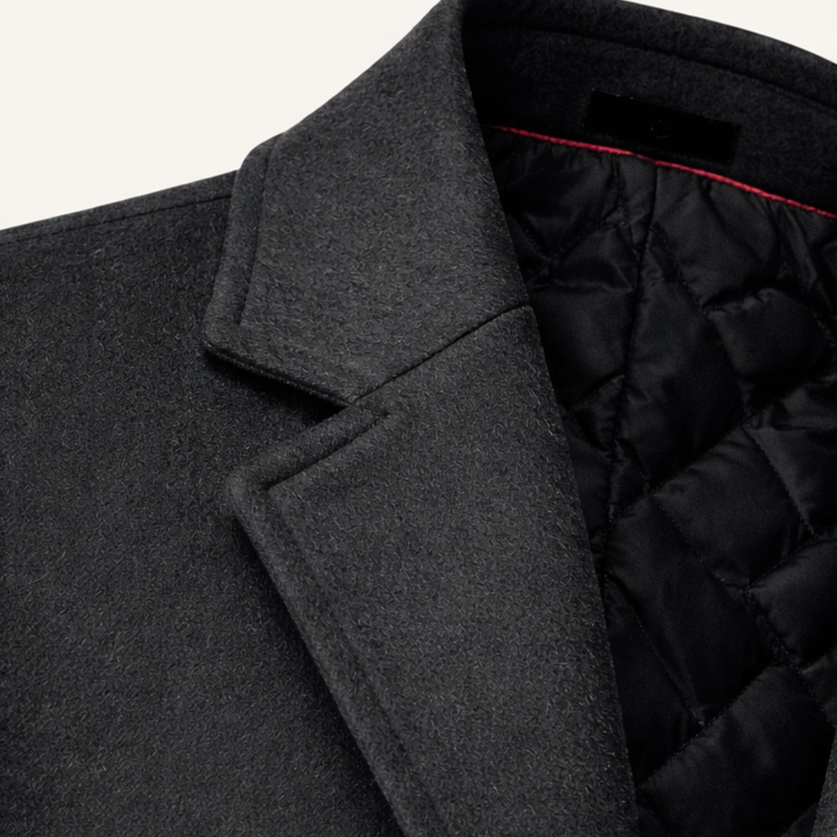 Albéric | Manteau long à revers crantés