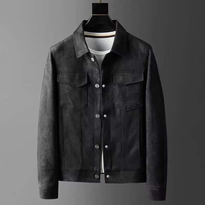 Mathéo | Veste élégante en similicuir au style raffiné