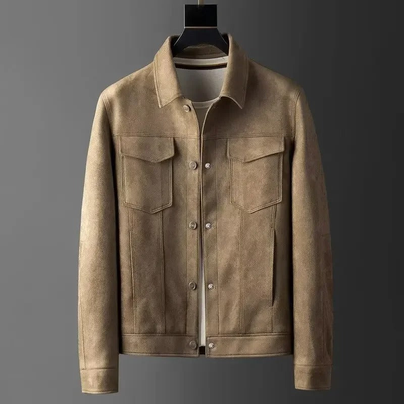 Mathéo | Veste élégante en similicuir au style raffiné