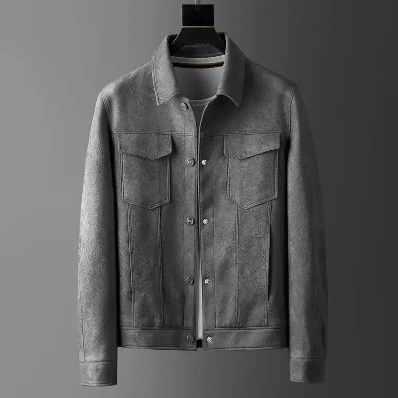 Mathéo | Veste élégante en similicuir au style raffiné