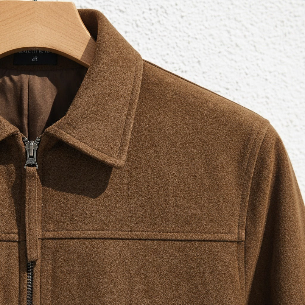 Boris | Veste Harrington aspect daim