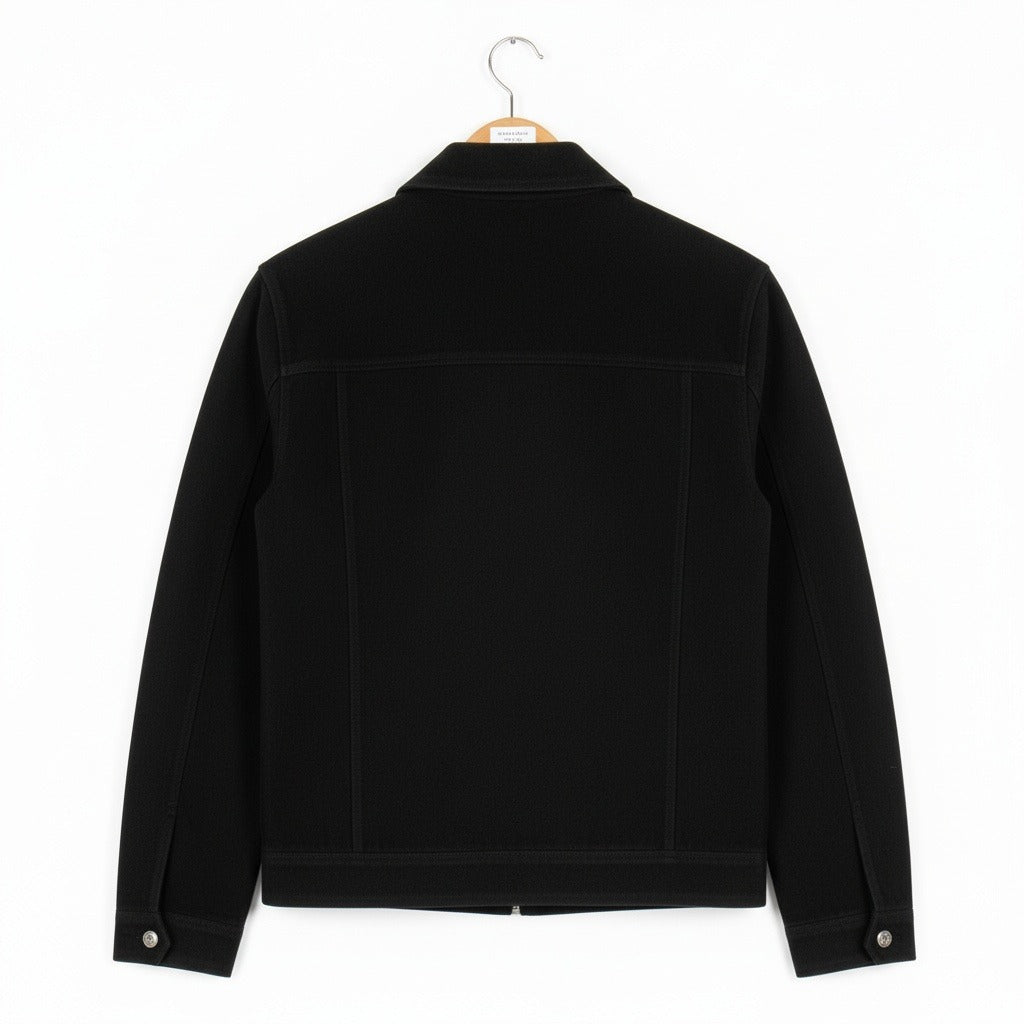 Brice | Harrington aspect daim col boutonné