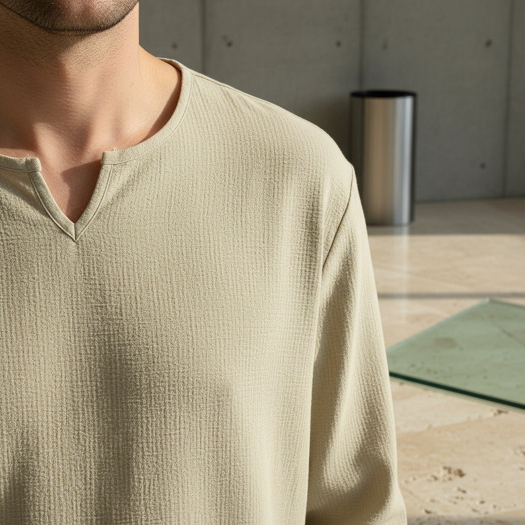 Léonard | Henley et pantalon en lin