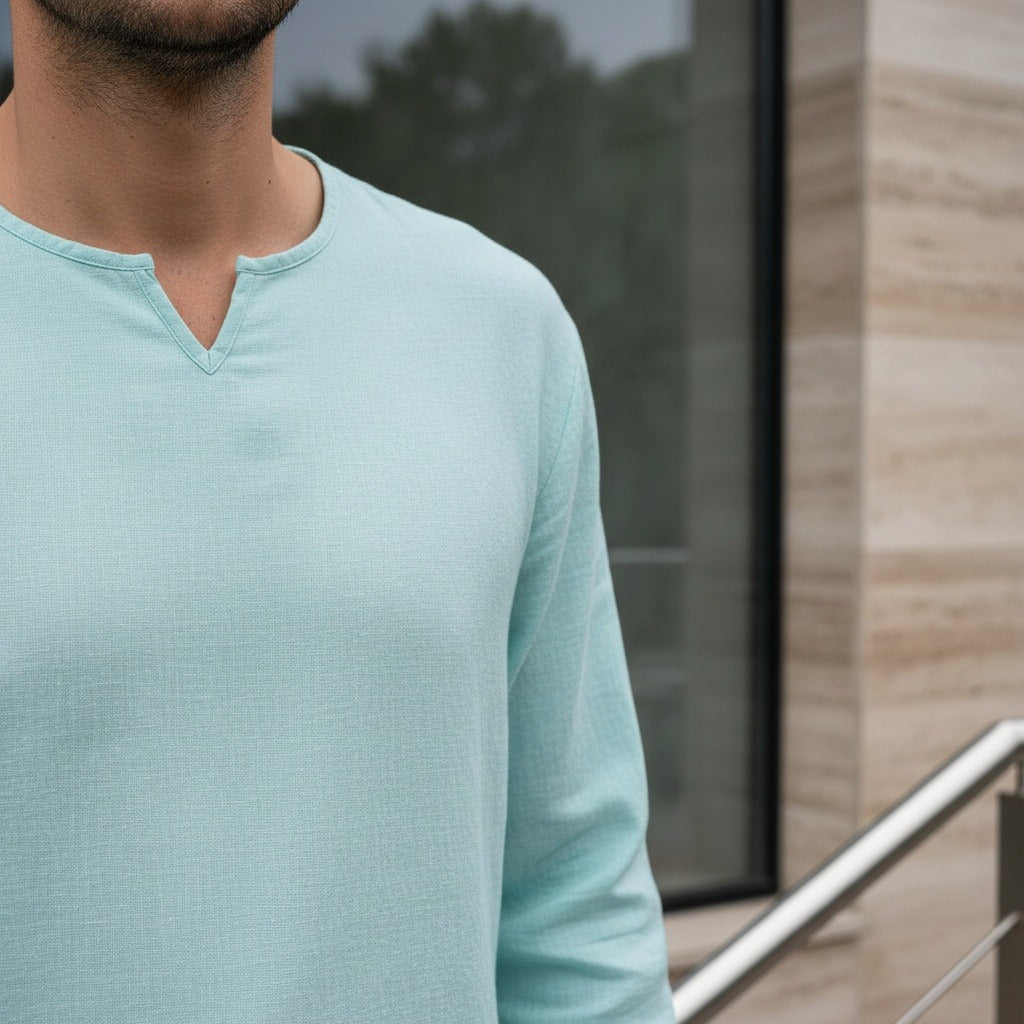 Léonard | Henley et pantalon en lin