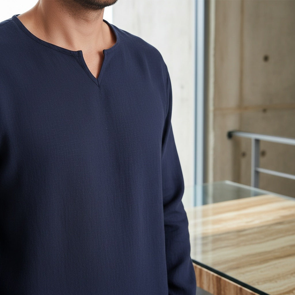 Léonard | Henley et pantalon en lin