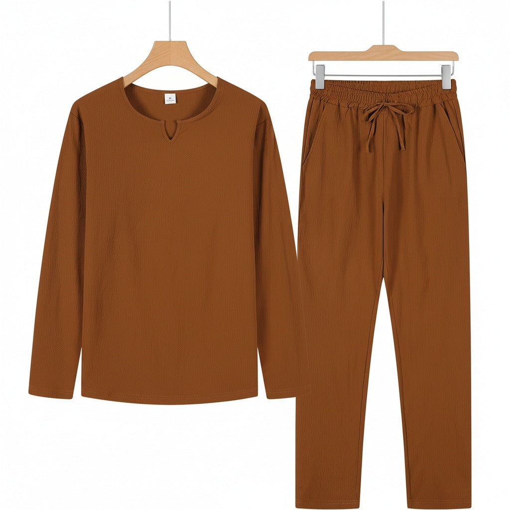 Léonard | Henley et pantalon en lin