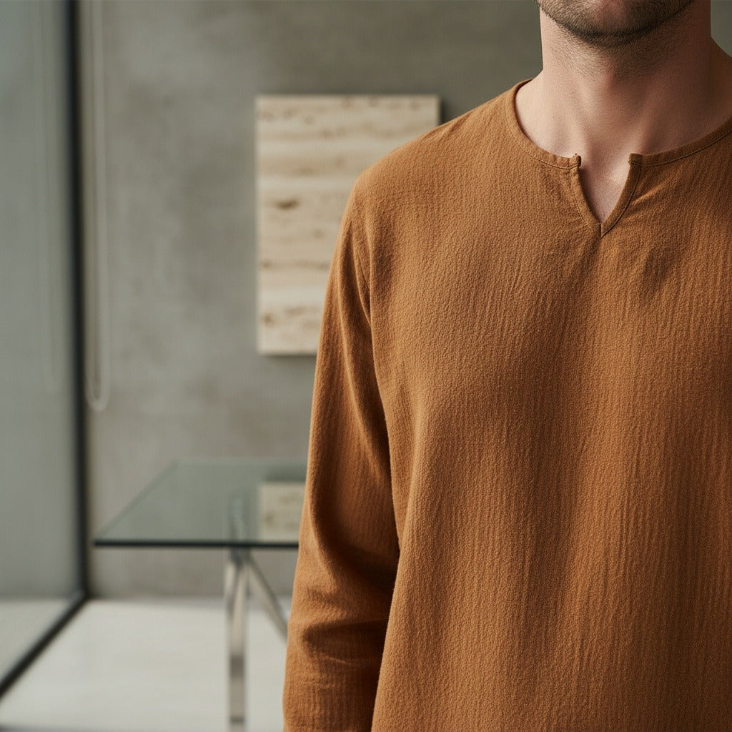 Léonard | Henley et pantalon en lin