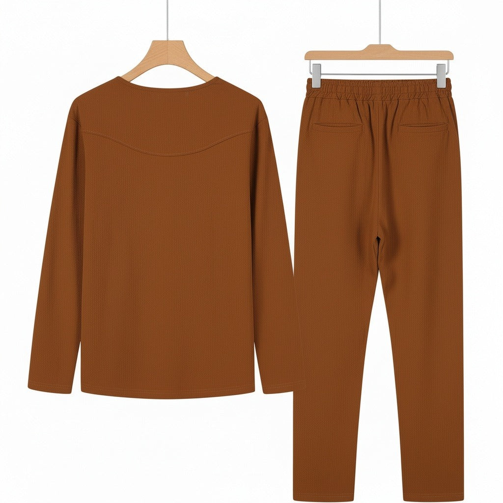 Léonard | Henley et pantalon en lin