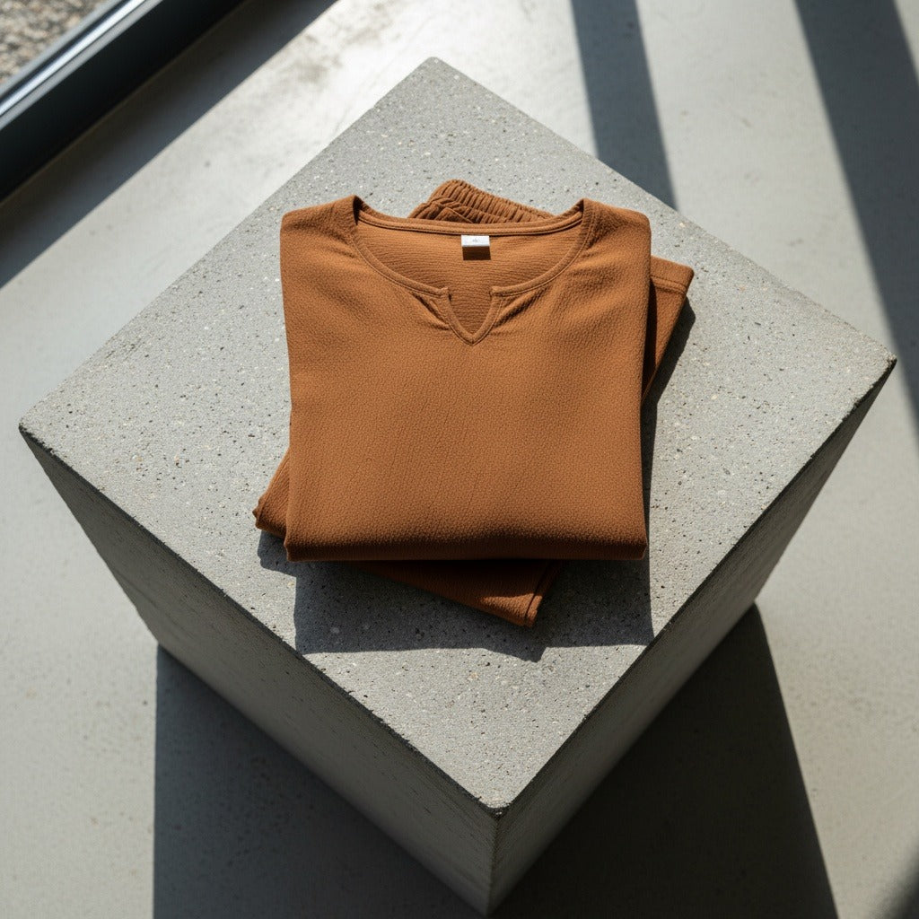 Léonard | Henley et pantalon en lin