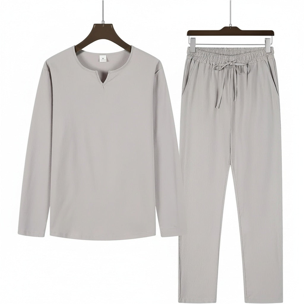 Léonard | Henley et pantalon en lin