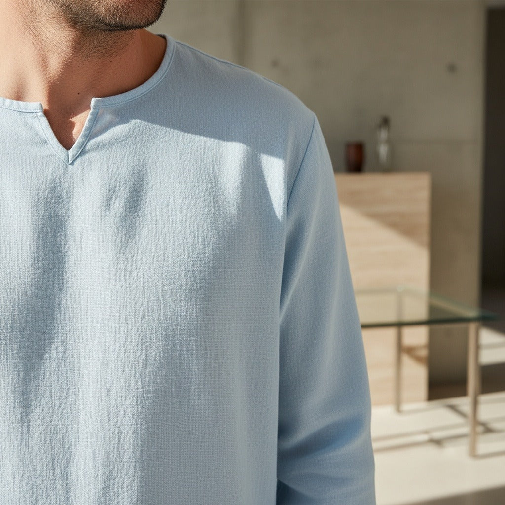 Léonard | Henley et pantalon en lin