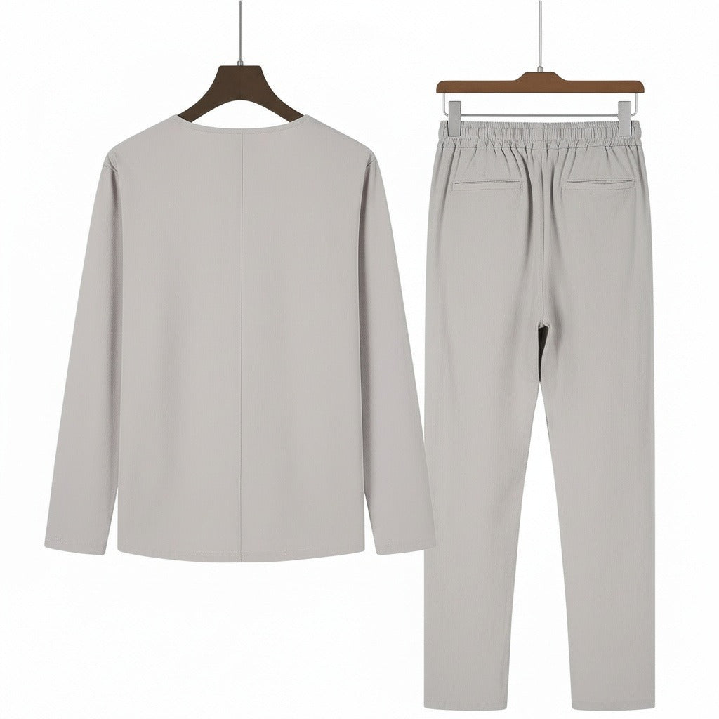 Léonard | Henley et pantalon en lin