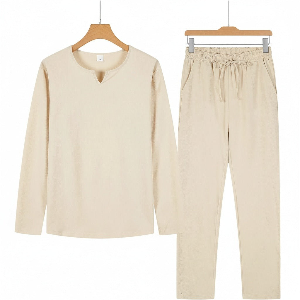 Léonard | Henley et pantalon en lin