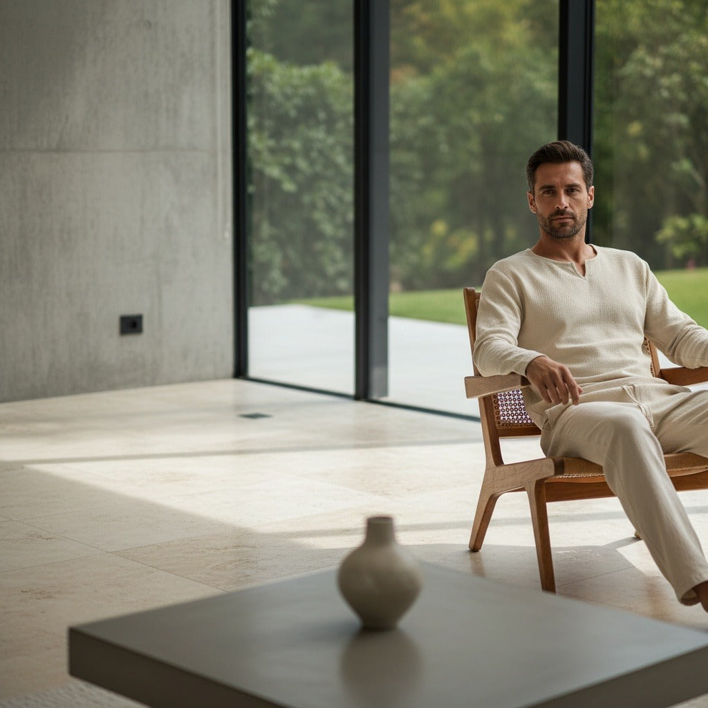 Léonard | Henley et pantalon en lin