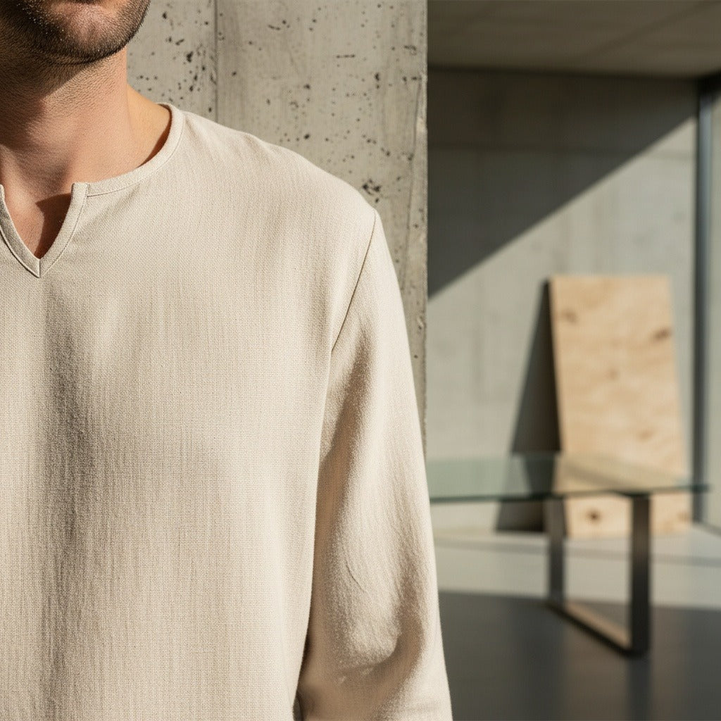 Léonard | Henley et pantalon en lin