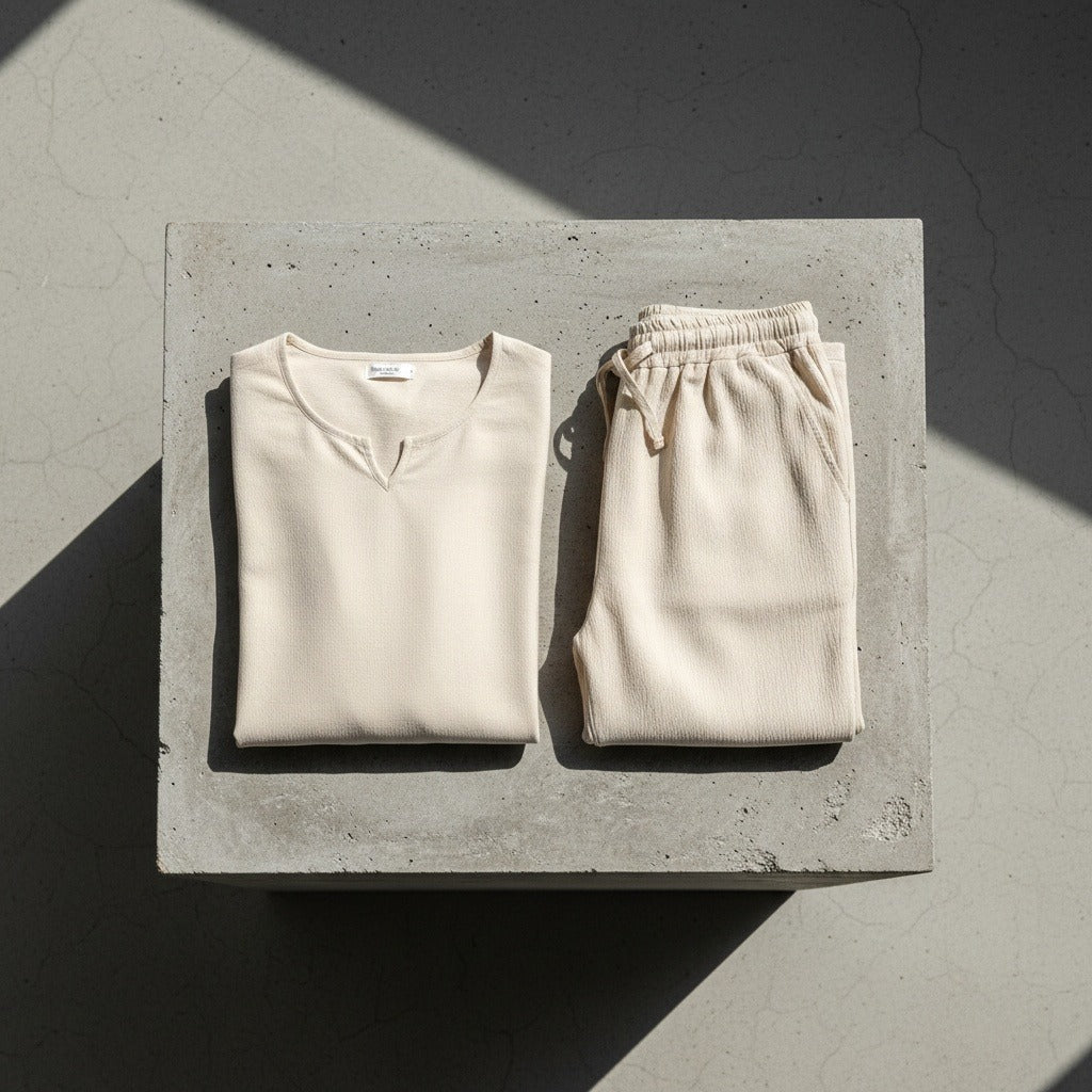 Léonard | Henley et pantalon en lin
