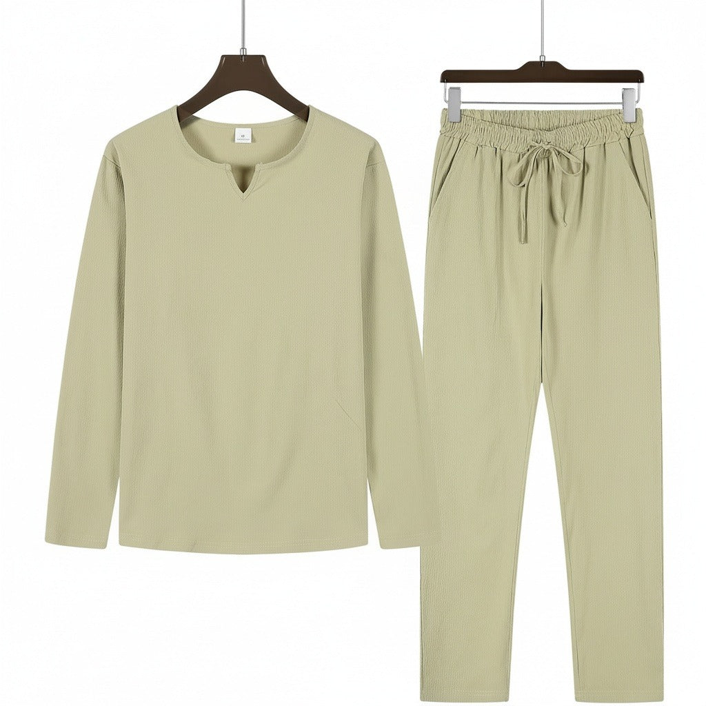 Léonard | Henley et pantalon en lin