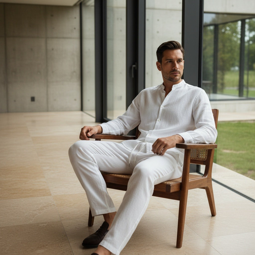 Lionel | Chemise et pantalon en lin