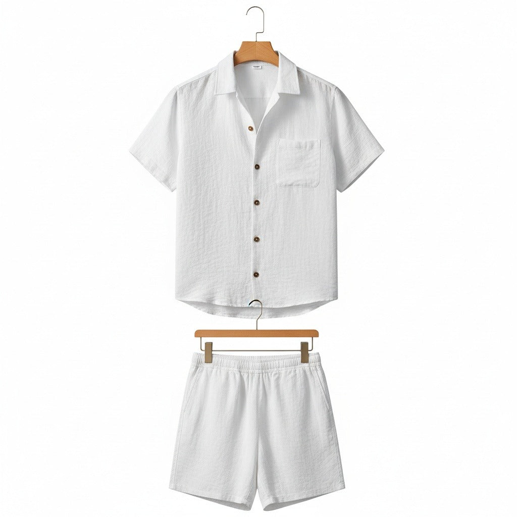 Landry | Ensemble short pur lin