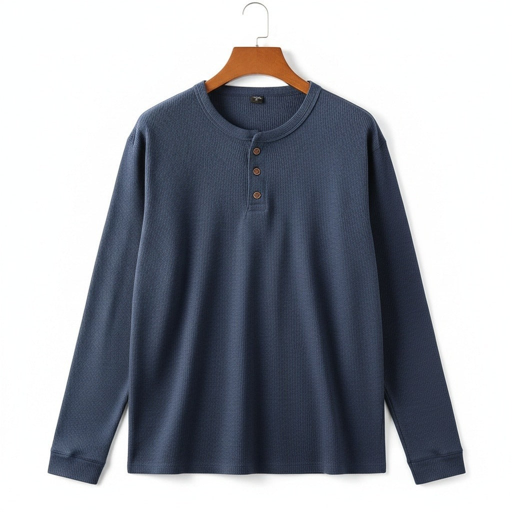 Geoffroy | Henley en coton lavé