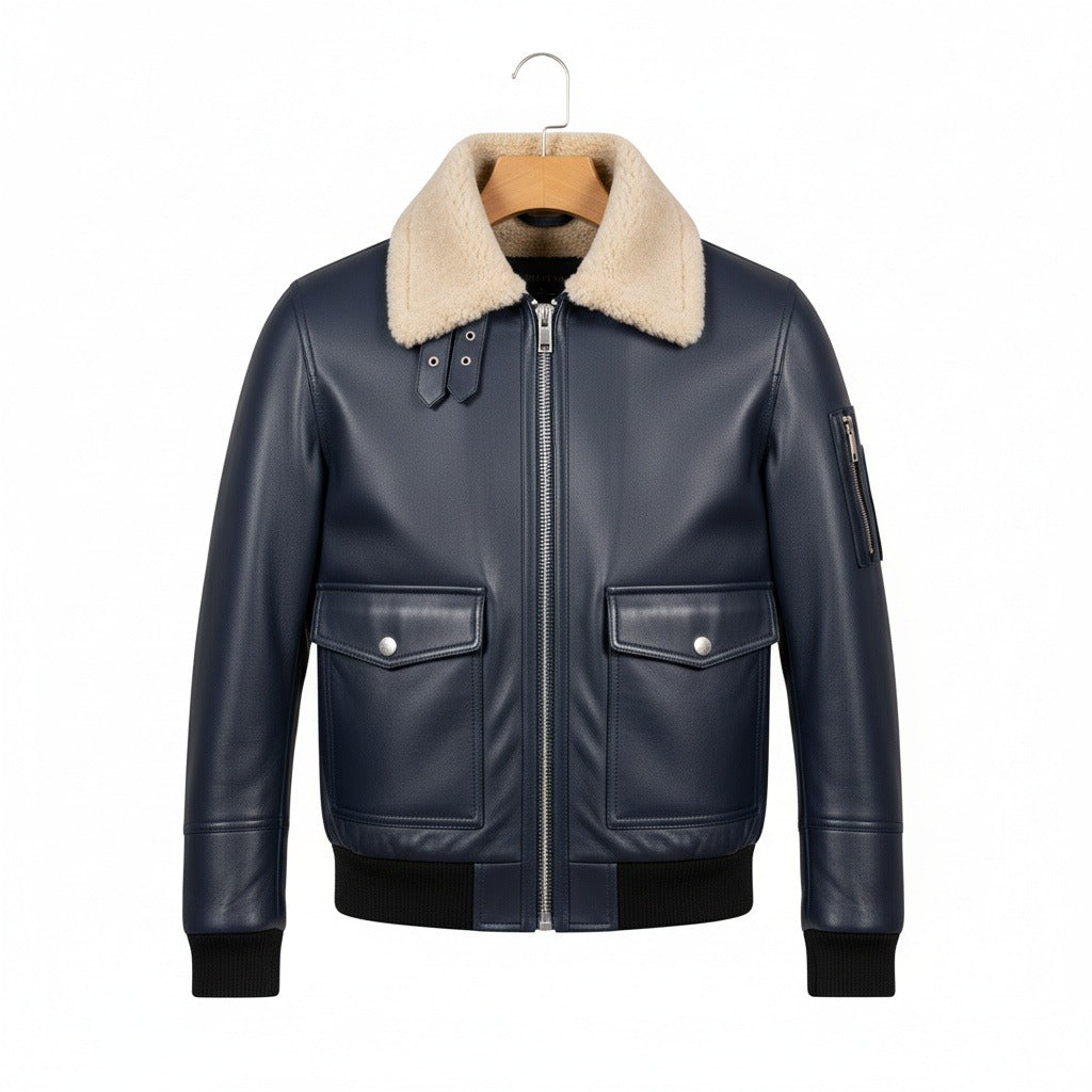 Barthélemy | Blouson aviateur col chemise