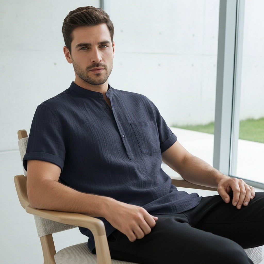 Guy | T-shirt en lin décontracté