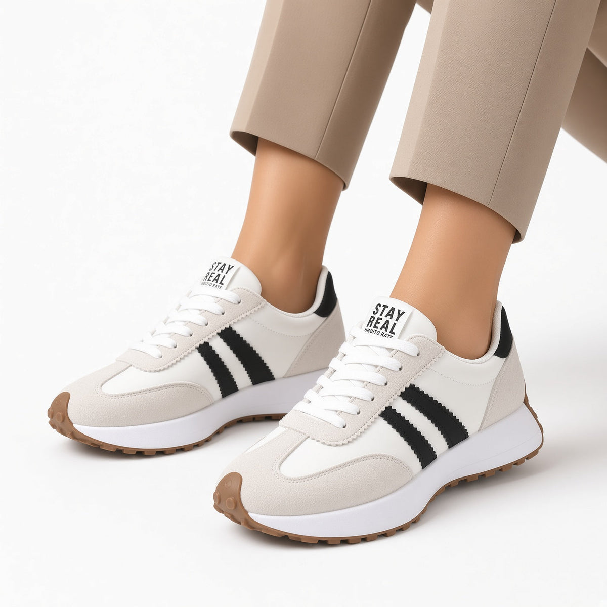 Odette | Basket rétro à lacets