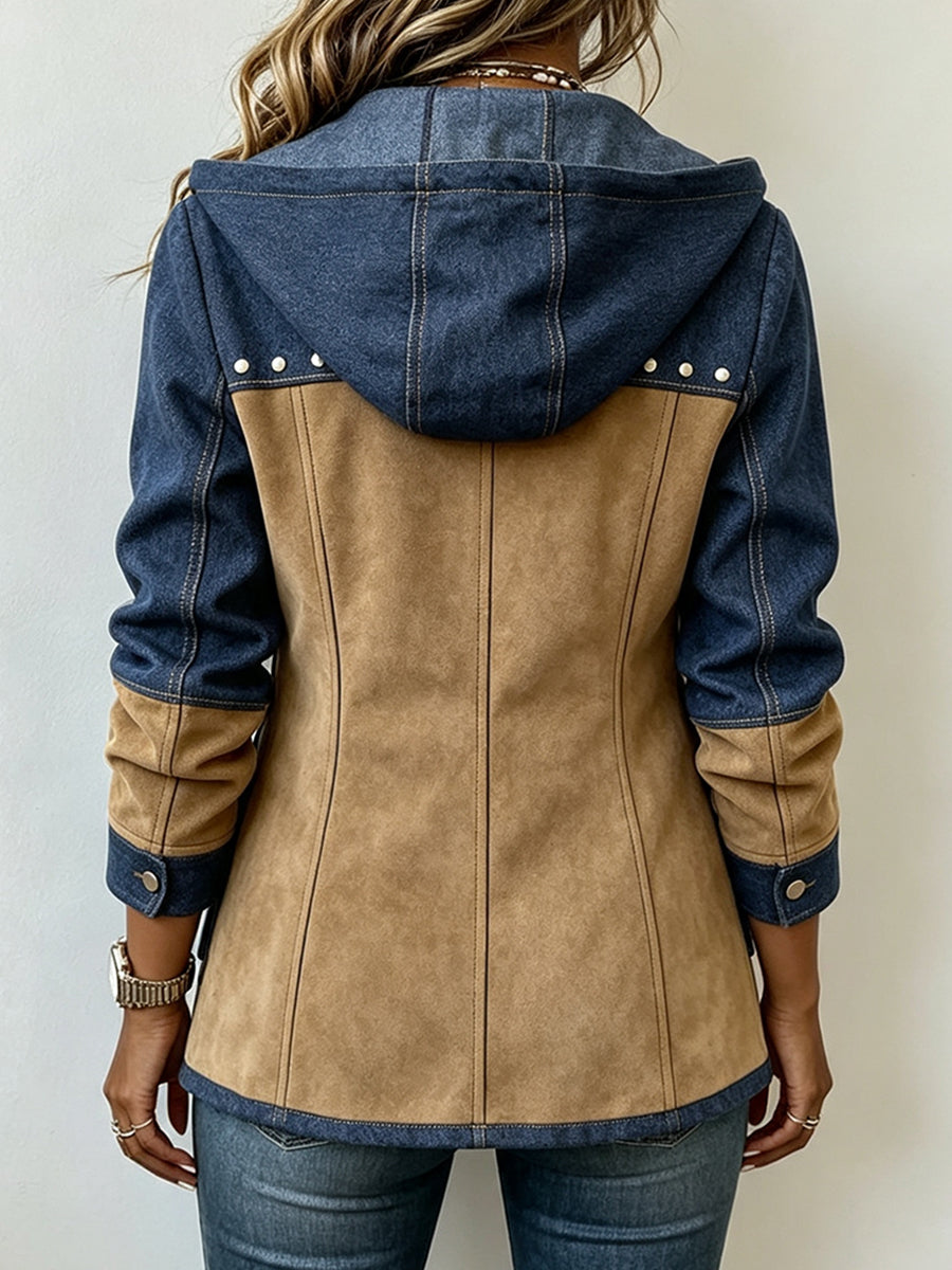 Armande | Veste à capuche contrastée