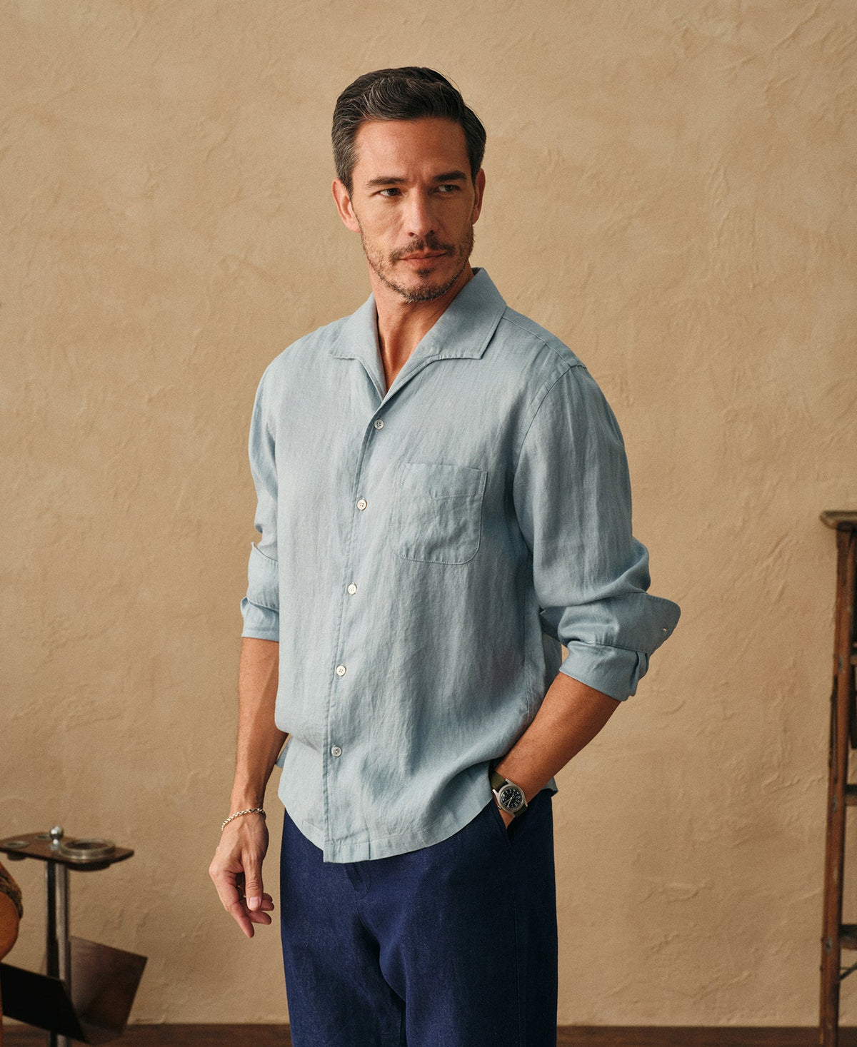 Enguerrand | Chemise en lin années cinquante