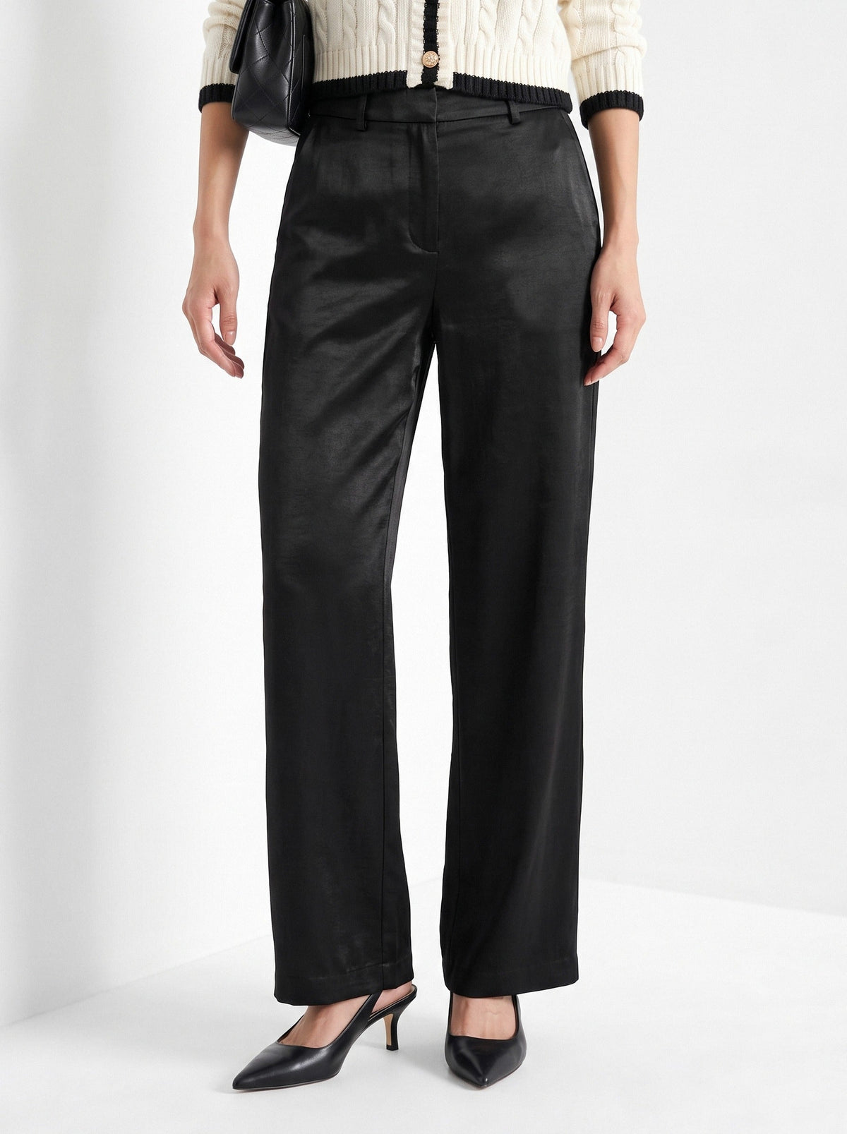 Gisèle | Pantalon fluide en satin