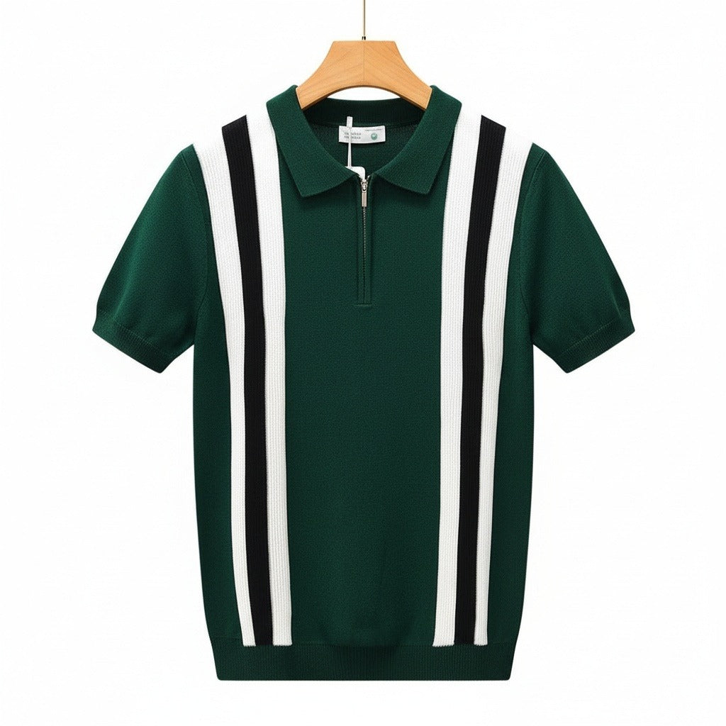 Francis | Polo zippé à col montant
