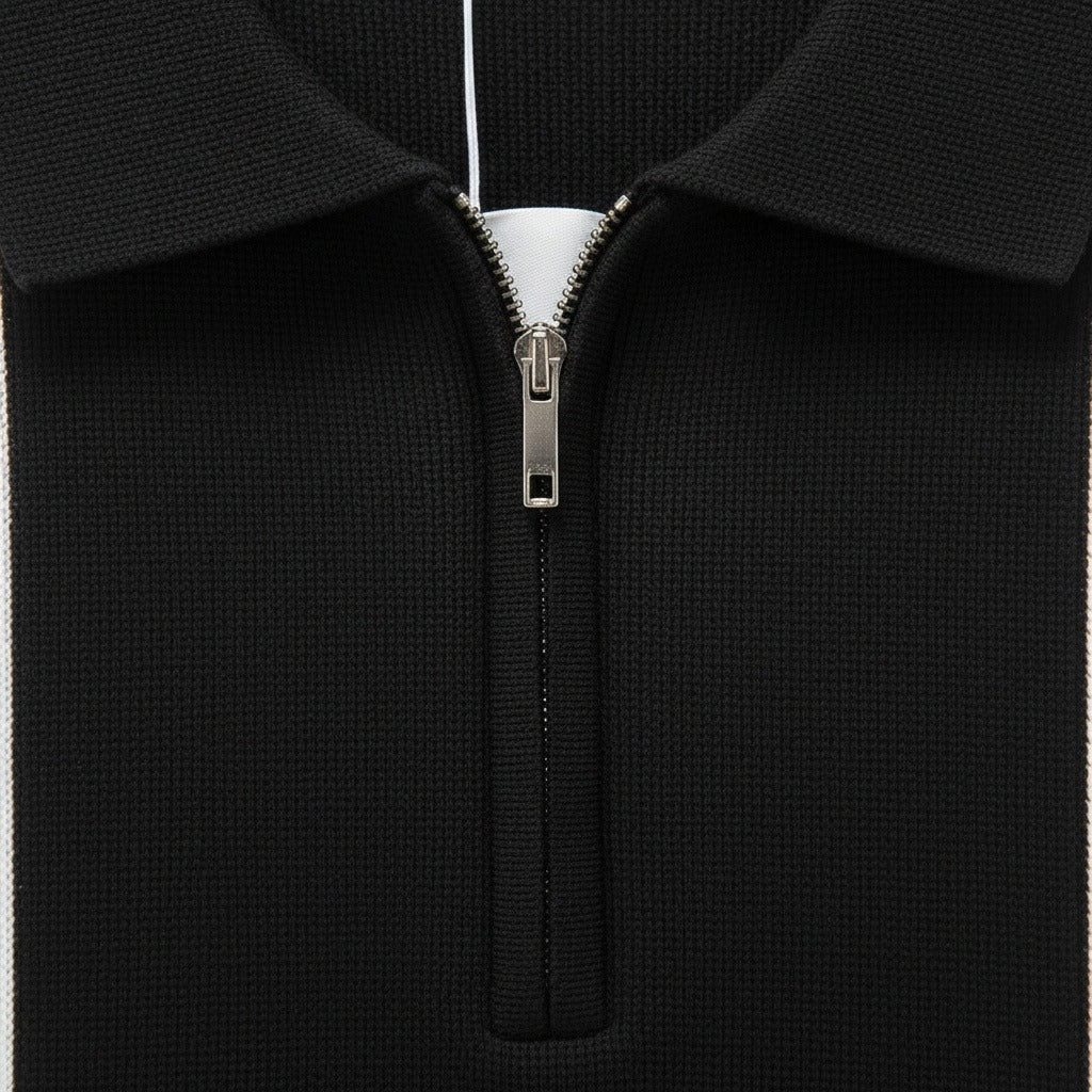 Francis | Polo zippé à col montant