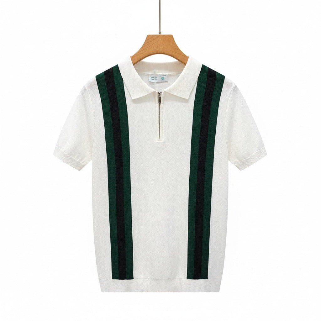 Francis | Polo zippé à col montant