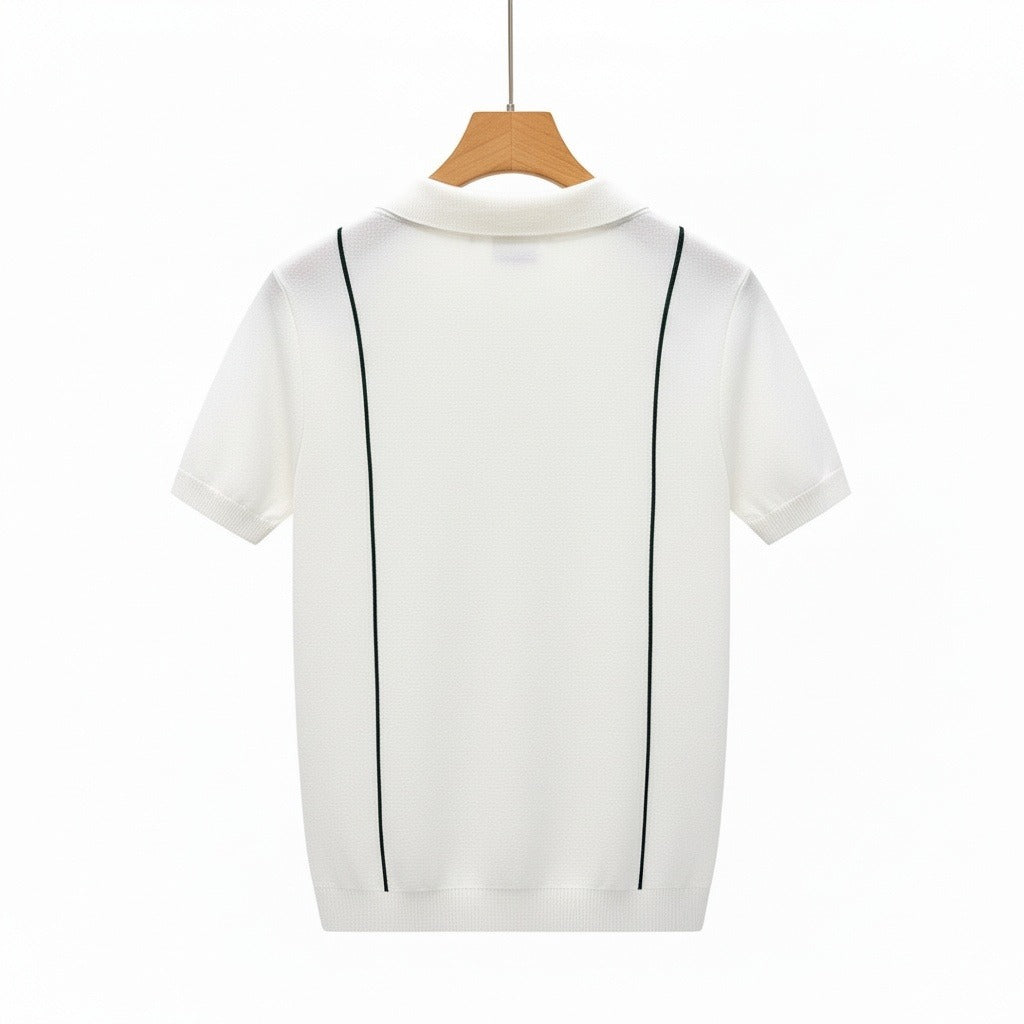 Francis | Polo zippé à col montant
