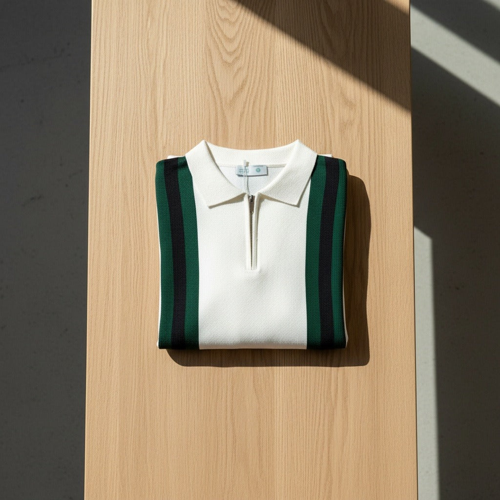 Francis | Polo zippé à col montant