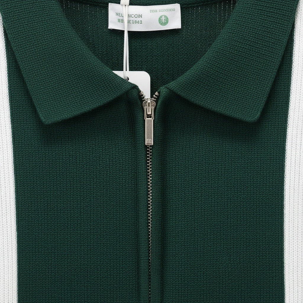 Francis | Polo zippé à col montant