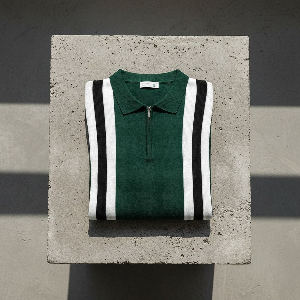 Francis | Polo zippé à col montant