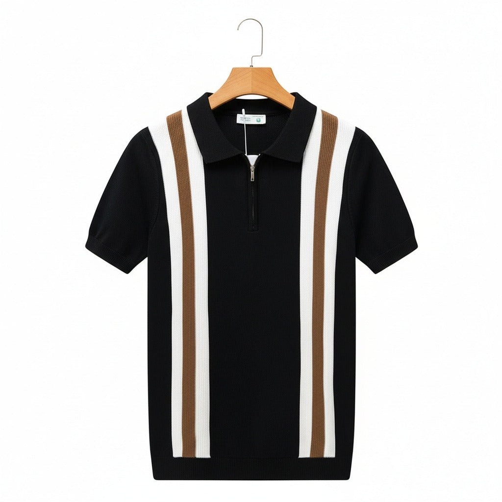 Francis | Polo zippé à col montant