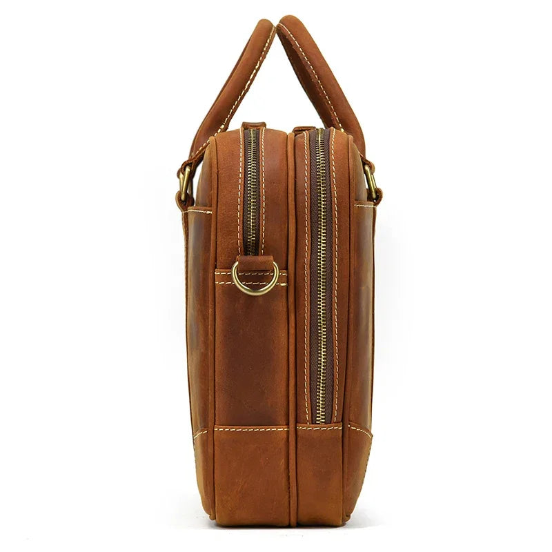Zacharie | Porte-documents cuir pleine fleur